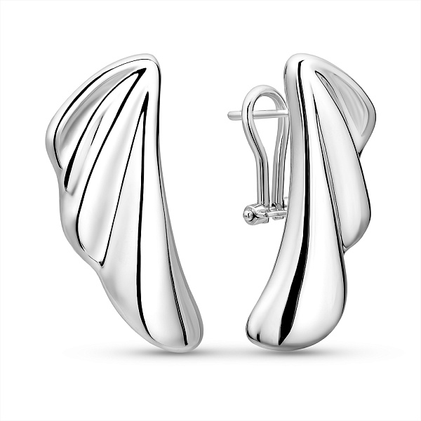 Серьги из белого золота Francelli (арт. 1091850б) – изображение 1
