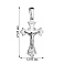 Золотой нательный крестик с распятием (арт. 501405б) – изображение 3