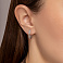 Серьги из белого золота с бриллиантами (арт. С011055010б) – изображение 2